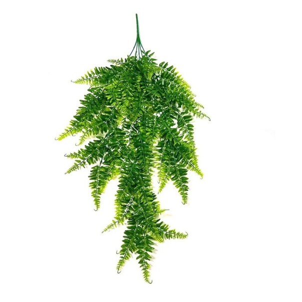 Planta suspensa artificial 90 cm Folhas Persas Samambaia Vinha Decoração foliar plástica Parede Varanda Decoração de casamento Quarto Decoração 1