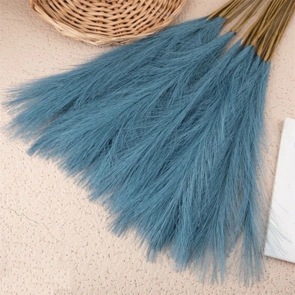 Plante décorative en soie 57,5 cm 10 pcs bleu