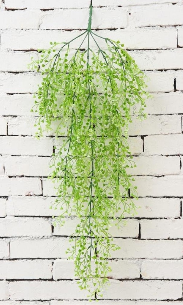Plante suspendue artificielle C584 vert clair