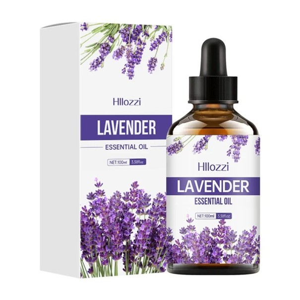 Plantebaseret æterisk olie med lavendelduft 100 ml Fugtgivende massageolie Naturlig pleje Aromaterapi Afslapning Beroligende Lavendelduft 1