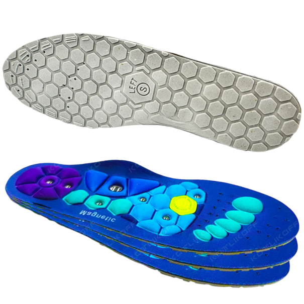 Plantillas azules para zapatos Plantillas suaves y cómodas Alivian la presión al caminar Plantillas universales para zapatos Plantillas transpirables para uso diario 41-43