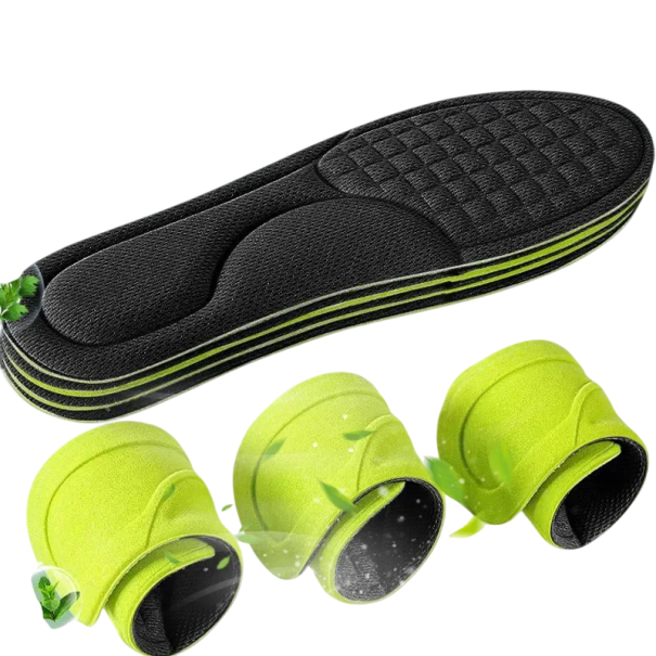 Plantillas de calzado para mayor comodidad y absorción de impactos Color neutro Adecuado para uso diario Plantillas de espuma Para hombres y mujeres negro 45-46