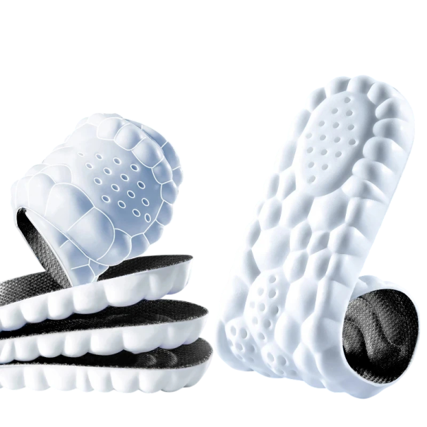 Plantillas de color neutro Plantillas ortopédicas suaves con absorción de impactos Comodidad al caminar Material transpirable Talla universal negro 43-44