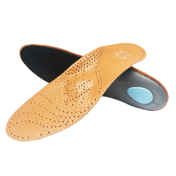 Plantillas ortopédicas para zapatos, de cuero. 39-40
