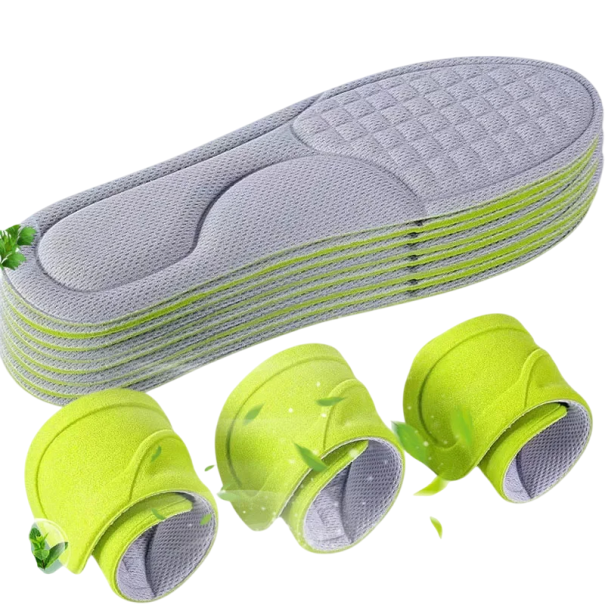 Plantillas para zapatos 4 pares Color neutro Plantillas de espuma para mayor comodidad y alivio al caminar Talla universal Para hombres y mujeres Uso diario gris 35-36