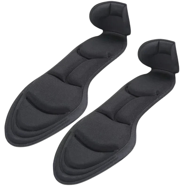 Plantillas universales para calzado Color neutro Plantillas suaves para caminar con comodidad Absorción de impactos Para calzado deportivo, laboral y de ocio negro