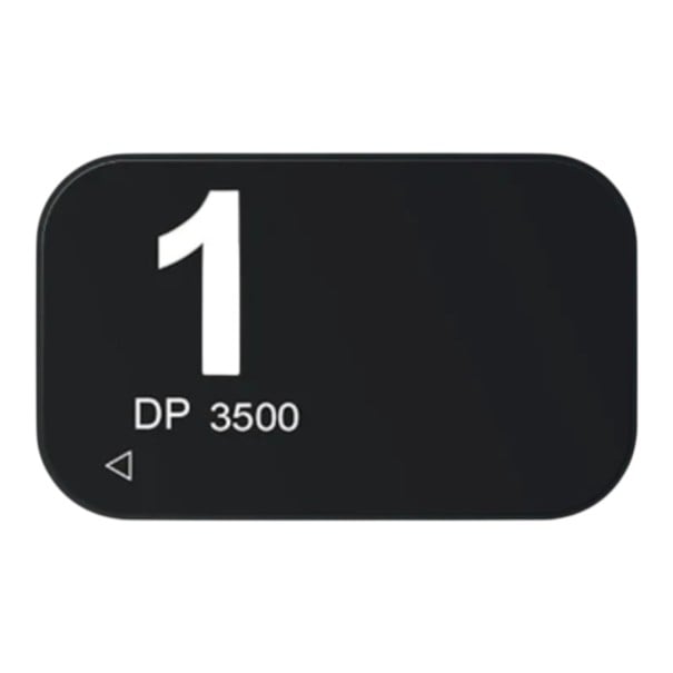 Plaque de phosphore dentaire intra-orale sans aimant taille 1, 24 × 40 mm, pour scanner RTG numérique, noire, pour dentisterie 1