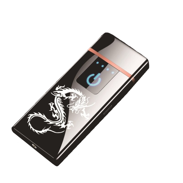 Plasma aansteker met draak P3429 zwart