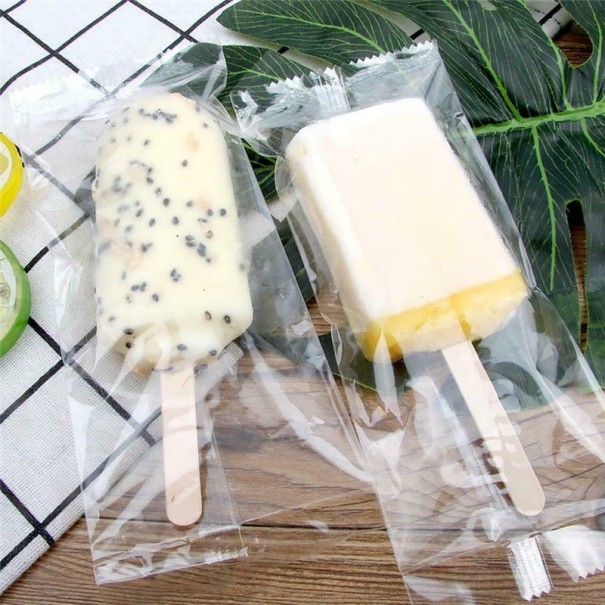 Plastförpackning för hemmagjorda popsicles 100 st.