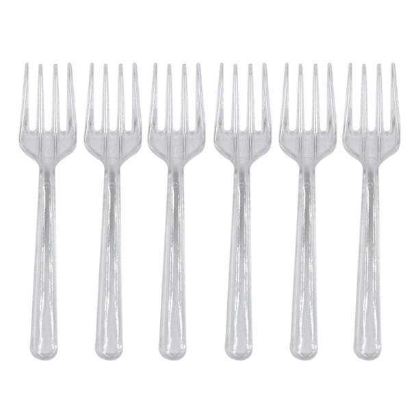 Plastgafler 95 stk. klar