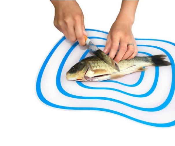 Plastic Chopping Board J2700 blue