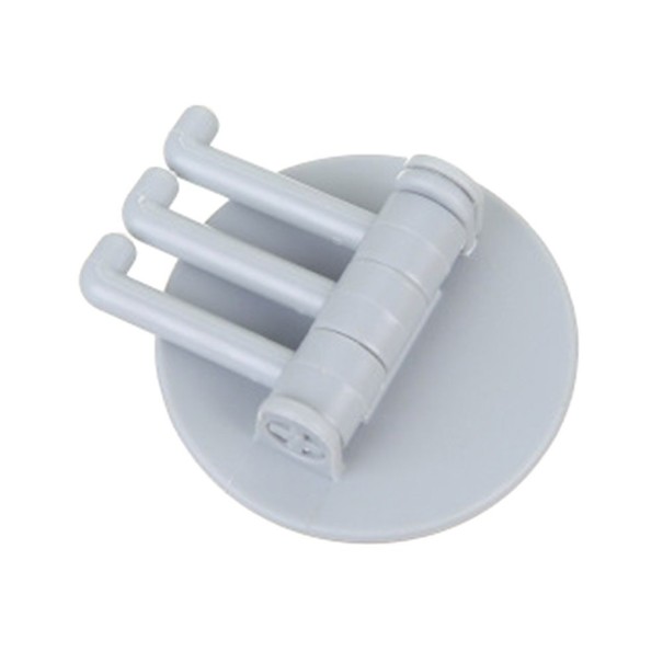 Plastic Coat Rack with Hooks light blue
