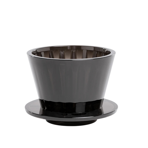 Plastic Coffee Dripper for 1–2 Cups 90×98×72 mm Manual Drip Filter for Home and Office Use black