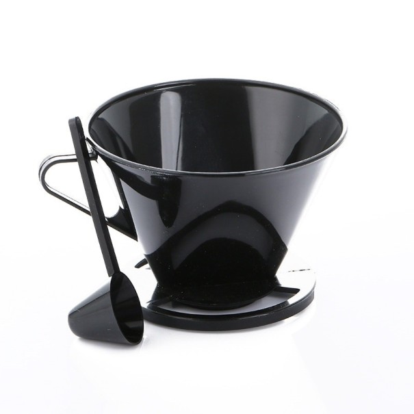 Plastic Coffee Dripper with Measuring Spoon 1