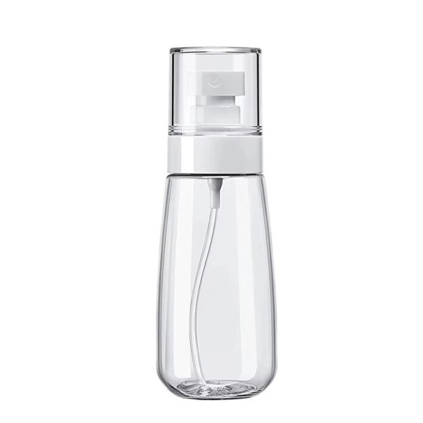 Plastic Fine Mist Atomiser 60 ml Compact Sprayer for Cosmetics and Travel Liquids Transparent