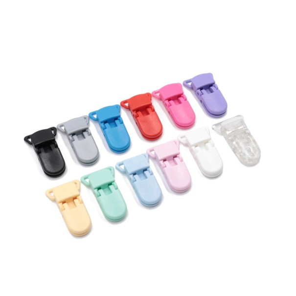 Plastic fopspeenclip - 5 stuks