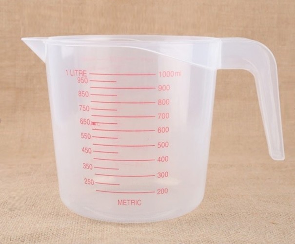 Plastic keukenmaatbeker L