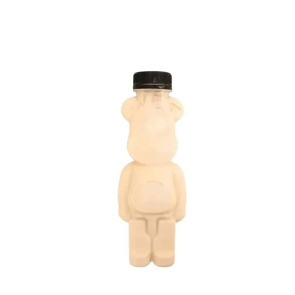 Plastic Preserving Jar Bear 500 ml Plastic Transparent Container in the Shape of a Bear for Storing Food and Small Items 1