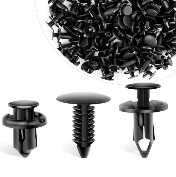 Plastik bilclips 50 stk. 1