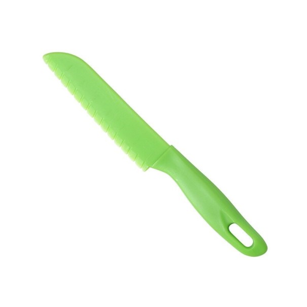 Plastik frugtkniv grøn