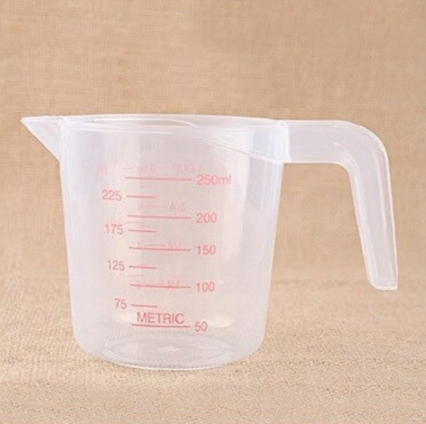 Plastik køkken målebæger S