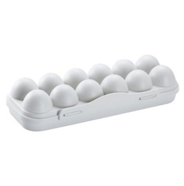 Plastikæggekarton C709 hvid