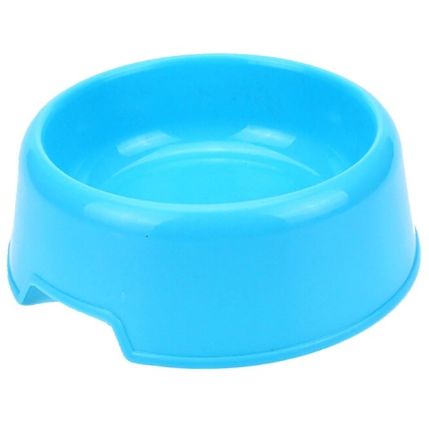 Plastikskål til hunde og katte blå