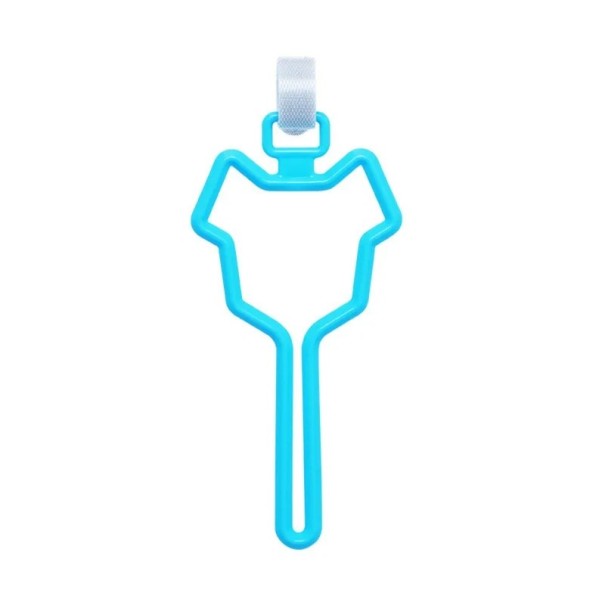 Plastisk holder til affaldsposer til hunde 13x6 cm Hands-free klips til snore og tasker Bærbar dispenser til luftning og oprydning efter kæledyr blå