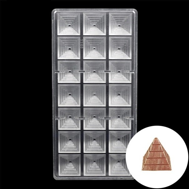 Plastová forma na čokoládu 12