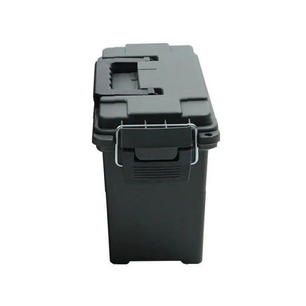 Plastová krabička na munici s víkem 180x290x129 mm lehká 0,45 kg odolný box pro uložení a přenášení střeliva zelená