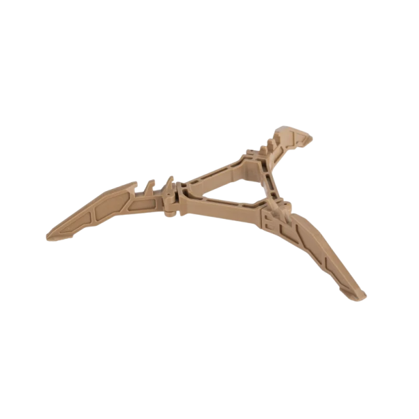 Plastová skladacia trojnožka pod plynový kanister Stabilný stojan pre kemping Priemer 20 cm Skladací design Výška 3 cm Hmotnosť 35 g hnedá