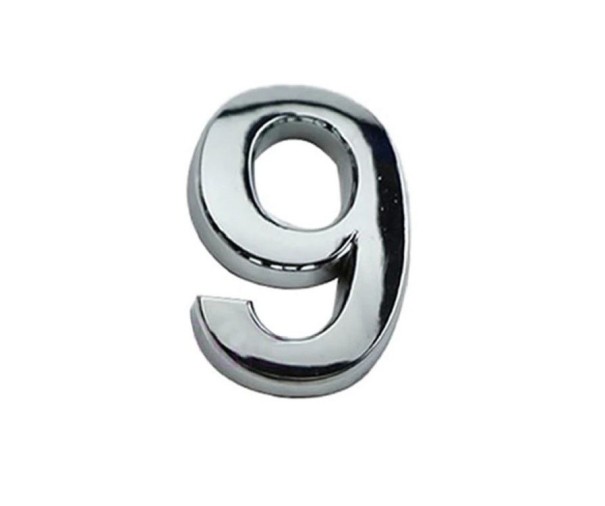 Plastové domové číslica 9