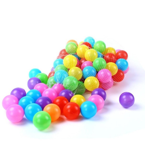 Plastové kuličky 100 ks 5,5 cm