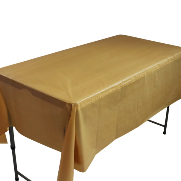 Plastový jednorázový obrus 137 x 154 cm Jednobarevný dekoratívny poťah stolu pre oslavy večierky pikniky catering rôzne farby zlatá