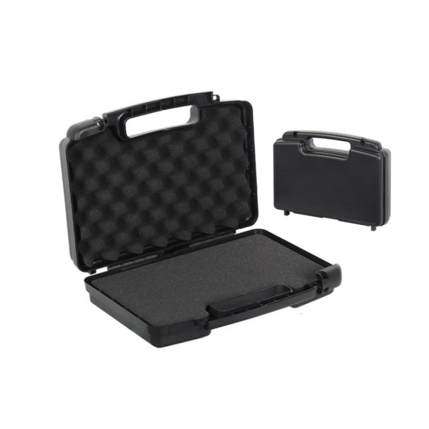 Plastový kufor na náradie Nárazuvzdorný box s penovou vložkou 355 x 265 x 88 mm Plast Čierna Na prístroje aj náradie Multifunkčný prepravný organizér 1