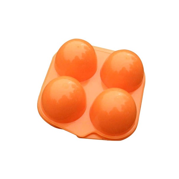 Plastový obal na vajcia oranžová
