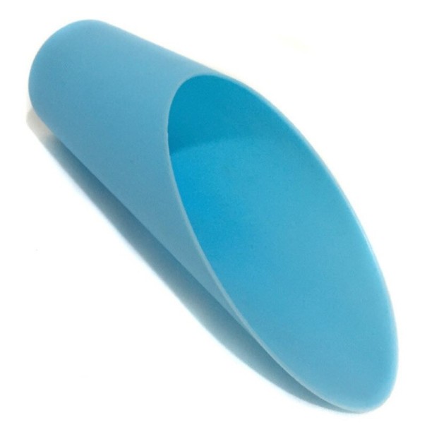 Plasttransplantationsskyffel ljusblå