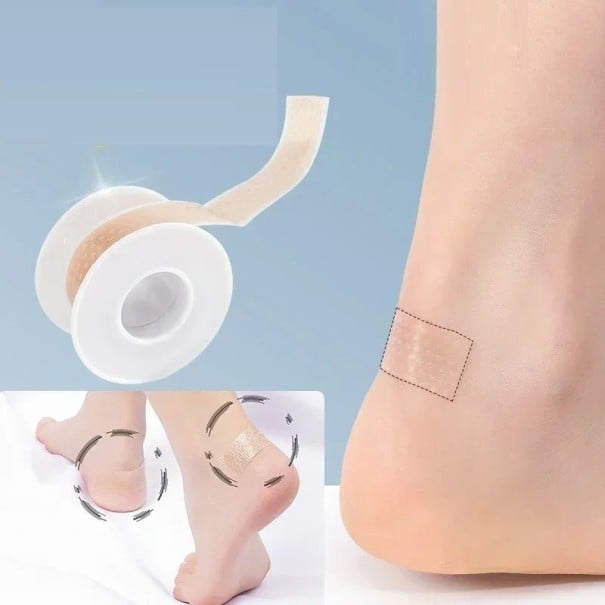 Plasture medical transparent și pentru corp, în rolă, bandă autoadezivă, lățime 2 cm, lungime 1 m, bandă izolatoare cu gel respirabil pentru protecția 1