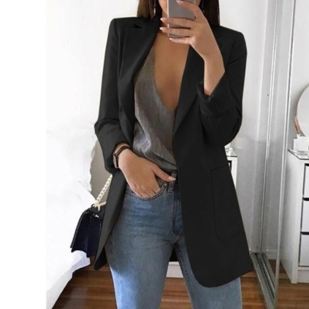 Płaszcz damski A1841 czarny XL