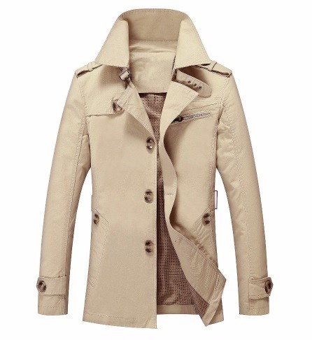 Płaszcz męski J978 khaki L
