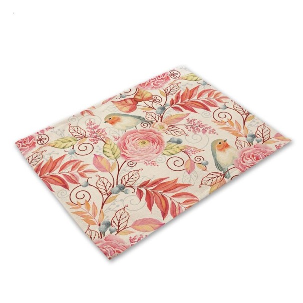 Plats med fåglar och blommor 15