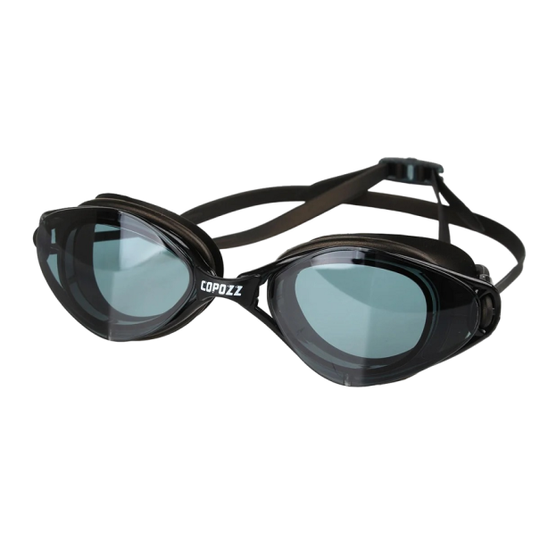Plavecké okuliare Športové okuliare do vody Plavecké okuliare proti zahmlievaniu a UV žiareniu 15,2 x 4,1 cm čierna