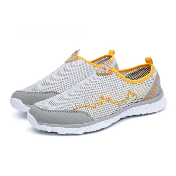 Plážová obuv sivo-žltá 45