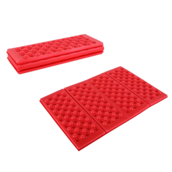 Pliabil impermeabil XPE Pad 385x275x11mm Camping drumeții saltea de dormit plajă rezistentă la umiditate scaun spumă portabil echipament în aer liber roșu