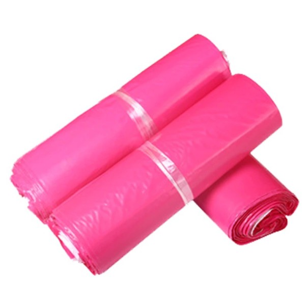 Plic plastic 20 x 30 cm 20 buc roz