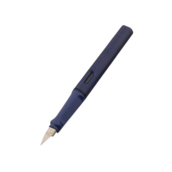 Plnicí pero Jinhao hrot 0,38 mm inkoustové pero moderní design plastové psací pero pro školu kancelář každodenní psaní tmavě modrá