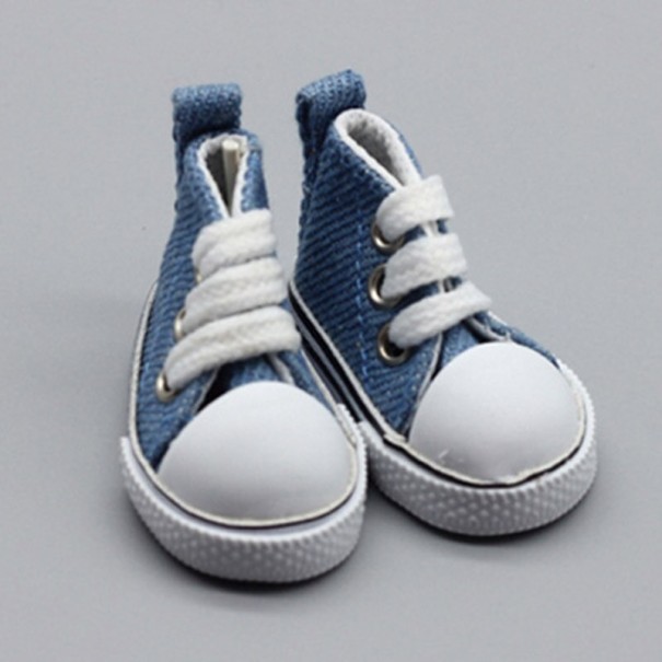 Płótno buty dla lalek ciemnoniebieski Płótno buty dla lalek ciemnoniebieski