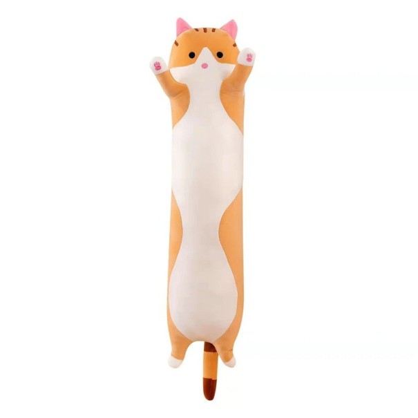 Pluche kat 50 cm lichtbruin
