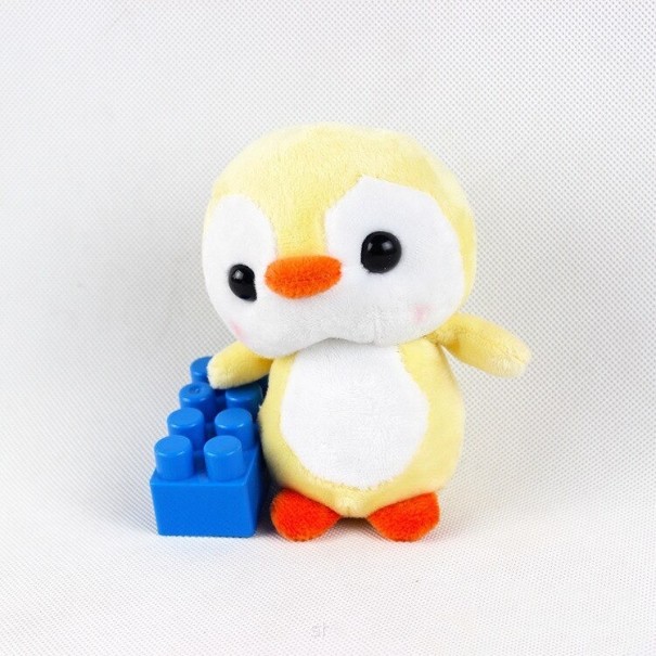Pluche pinguïn geel