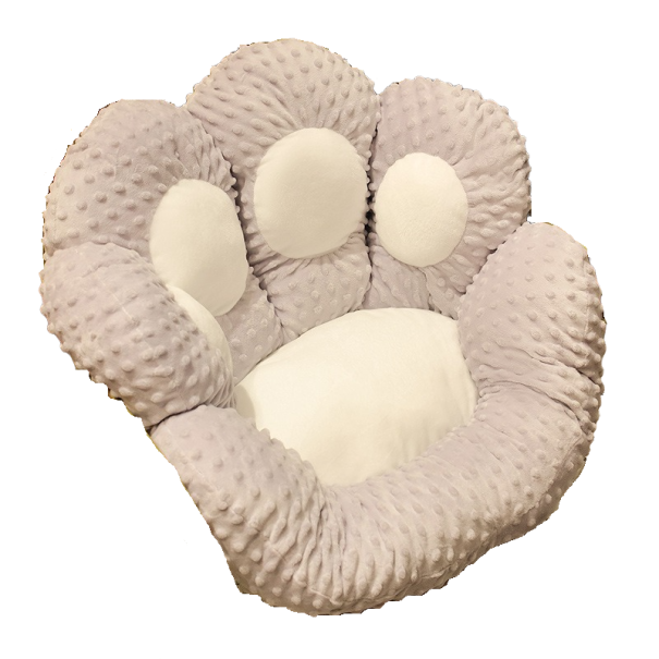 Pluche pootkussen 70 cm T917 beige
